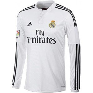 Camisa retro Adidas Real Madrid 2014 2015 I jogador manga comprida